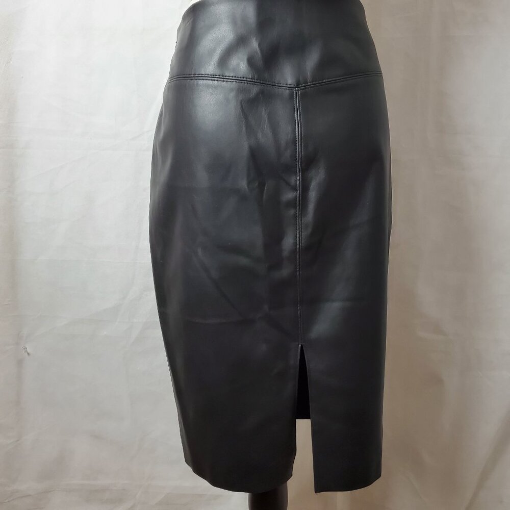 Express Faux Leather Pencil Skirt - Size 14 - Picture 2 of 3